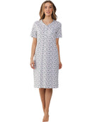 Button Nightdress - Dark Green