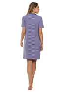 Button Nightdress - Dark Blue