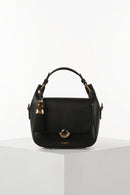 Diana Top Handle Cross Body Bag - Black