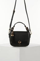Diana Top Handle Cross Body Bag - Black
