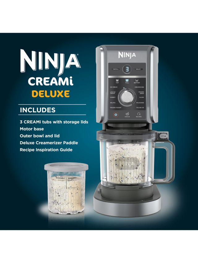 CREAMi Deluxe 10-in-1 Ice Cream and Frozen Drink Maker NC501UK