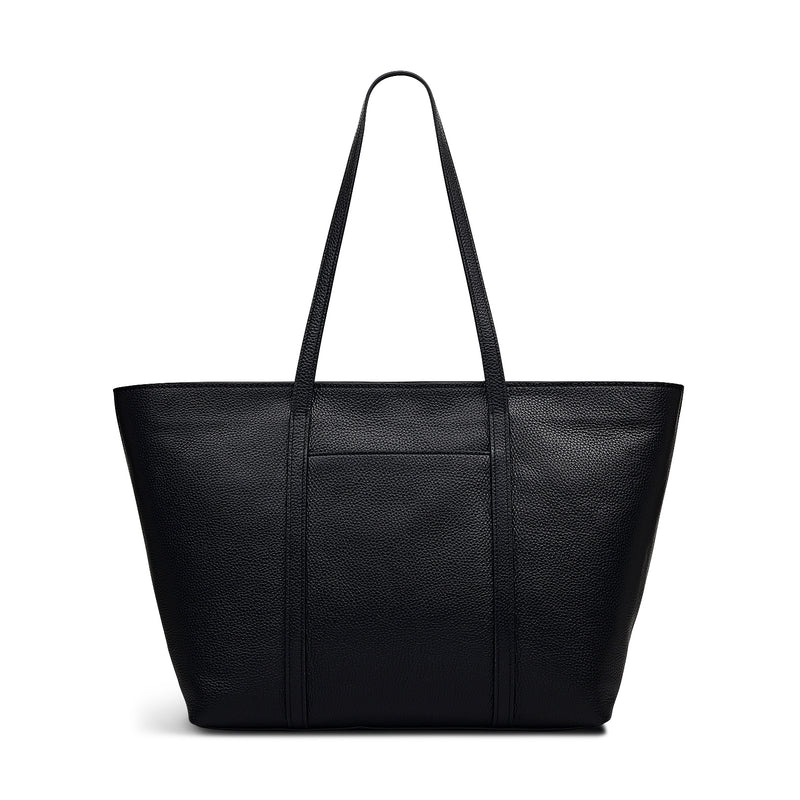 Large Ziptop Tote - Black
