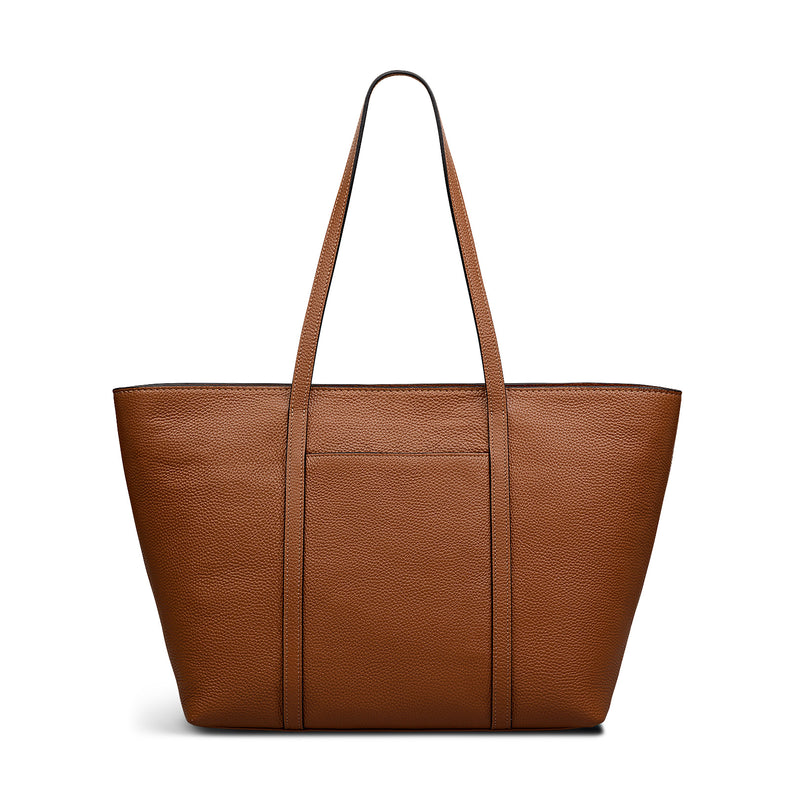 Large Ziptop Tote - Toffee