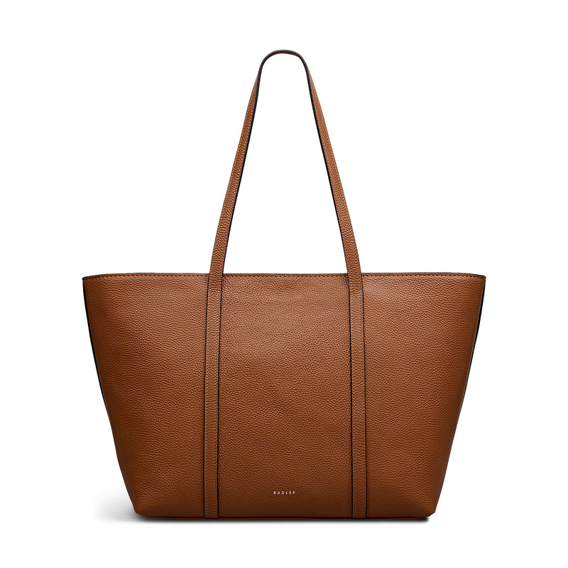 Large Ziptop Tote - Toffee