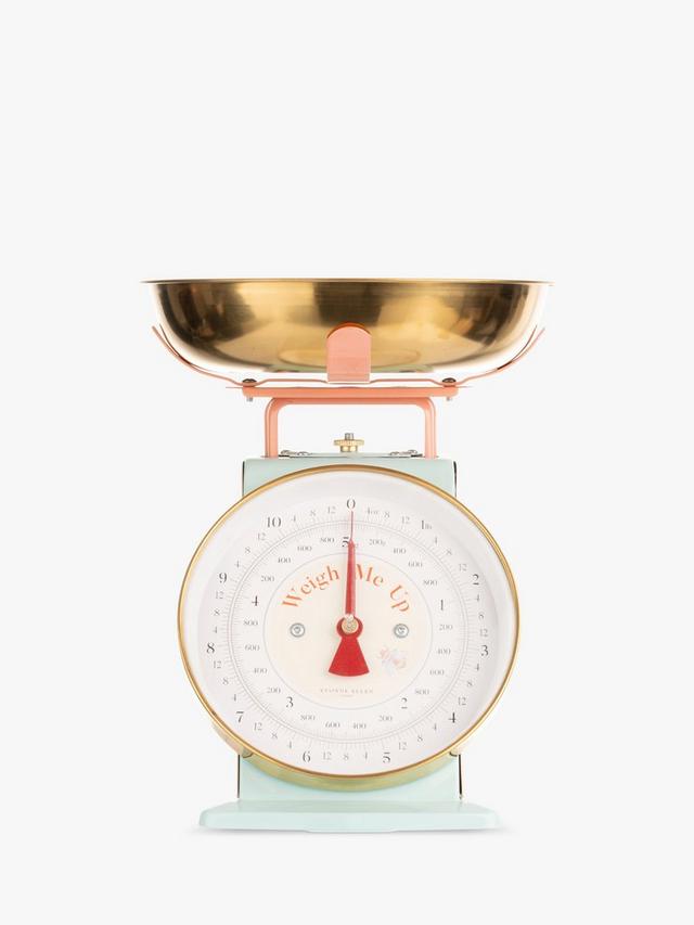 Mechanical Kitchen Scales - Pink/Gold