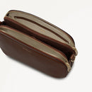 Medium Ziptop Crossbody - Chocolate