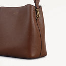 Medium Compartment Crossbody - Chocolate
