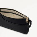 Pockets Mini Ziptop Shoulder Bag - Black