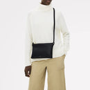 Medium Ziptop  Crossbody - Black