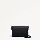 Medium Ziptop  Crossbody - Black