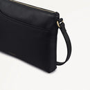 Medium Ziptop  Crossbody - Black