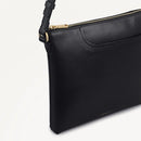 Small Ziptop  Crossbody - Black