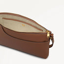 Medium Ziptop  Crossbody - Saddle
