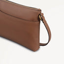 Medium Ziptop  Crossbody - Saddle