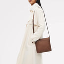 Small Ziptop  Crossbody - Saddle