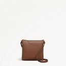 Small Ziptop  Crossbody - Saddle