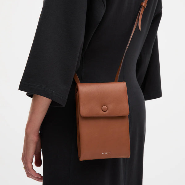 Medium Phone Crossbody - Toffee