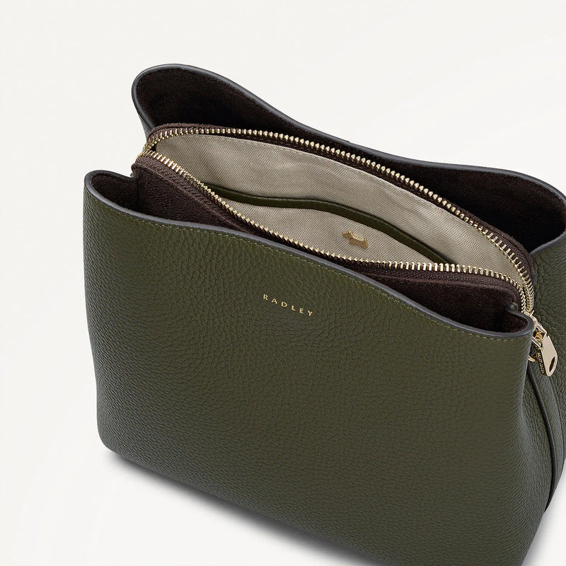 Medium Compartment Crossbody - Pine Needle