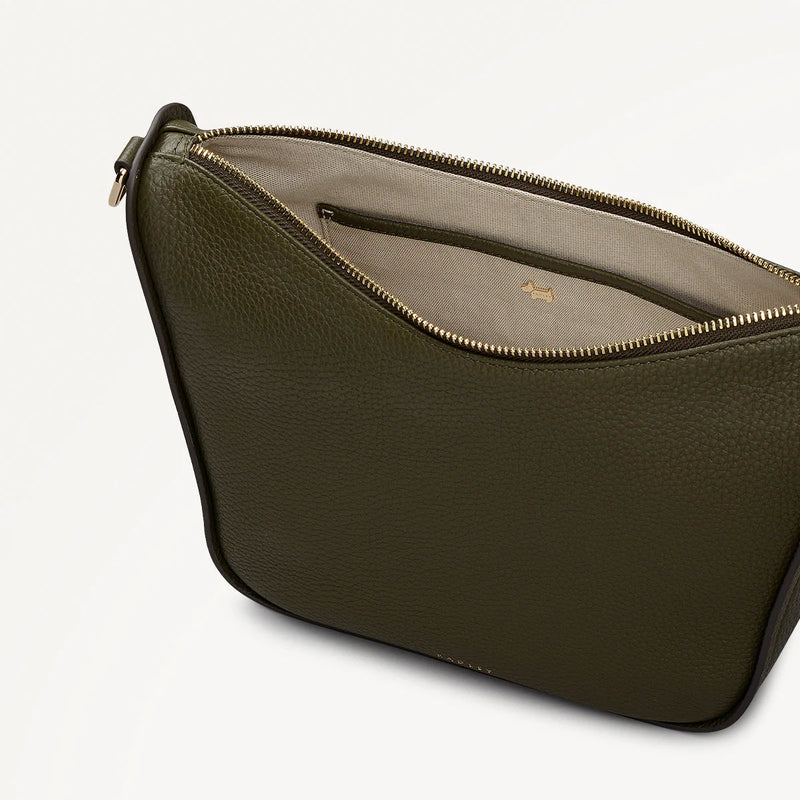 Medium Ziptop Crossbody - Pine Needle