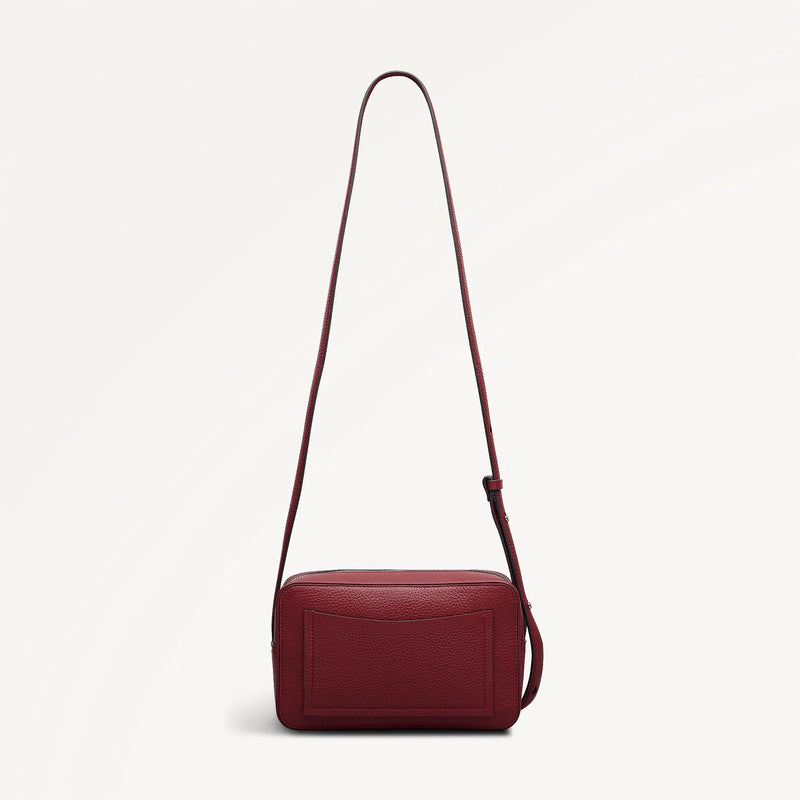 Small Ziptop Crossbody - Carmine