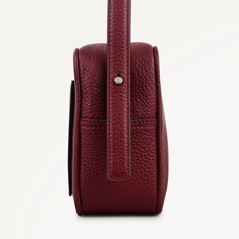 Small Ziptop Crossbody - Carmine