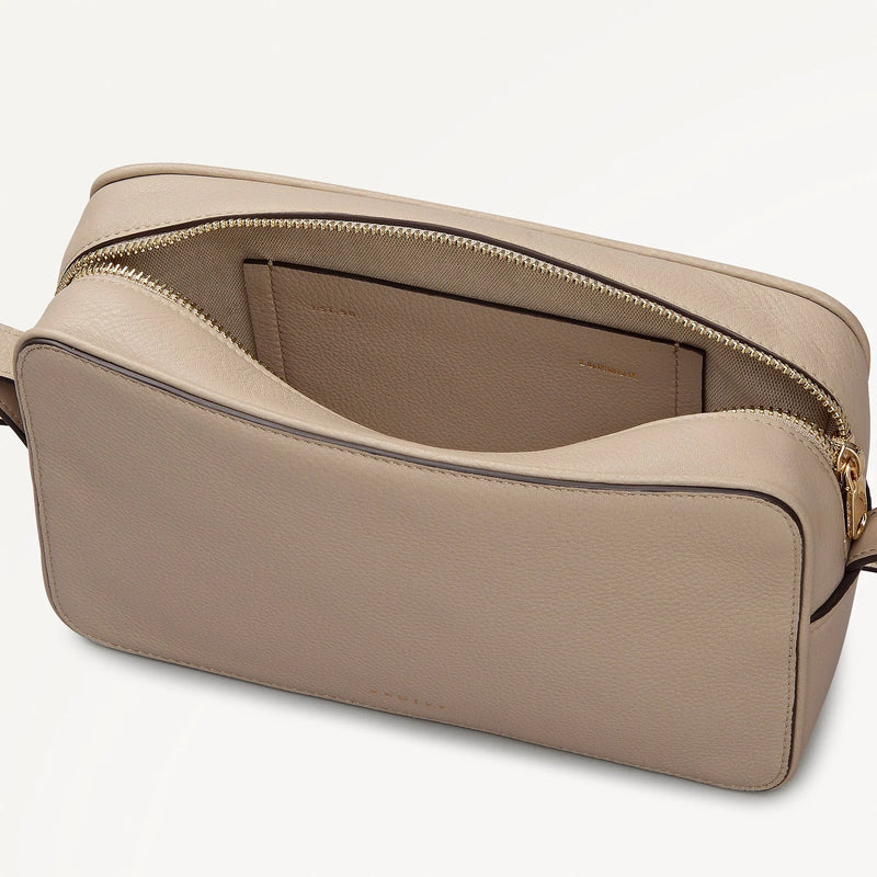 Small Ziptop Crossbody - Porcini