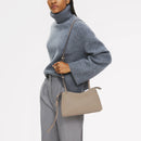 Medium Ziptop Crossbody - Porcini
