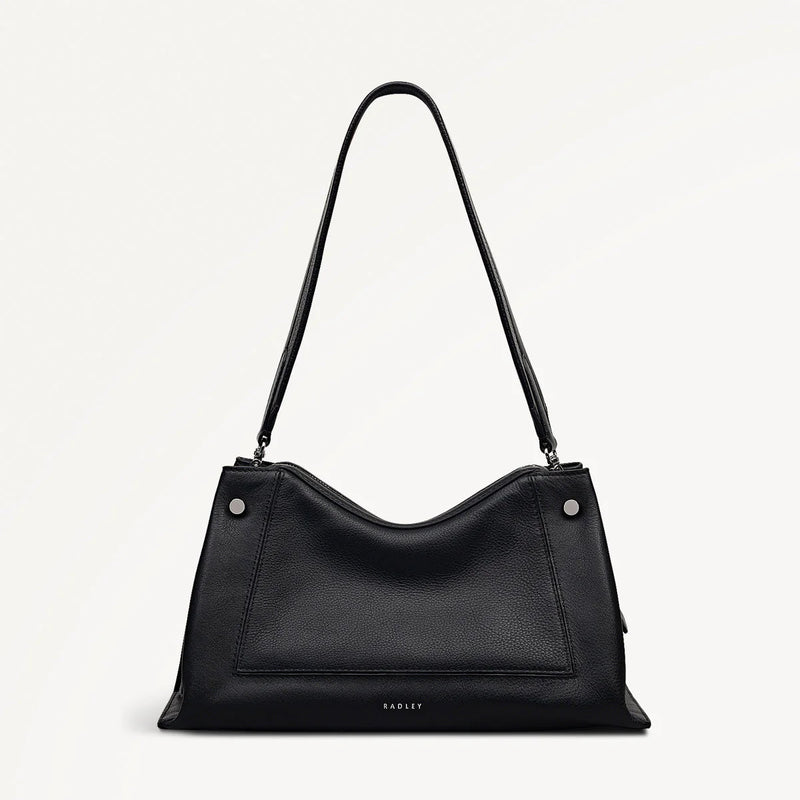 Medium Ziptop Shoulder bag - Black