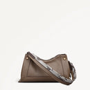 Medium Ziptop Shoulder bag - Coffee