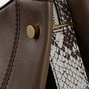 Medium Ziptop Shoulder bag - Coffee