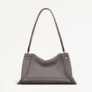 Medium Ziptop Shoulder bag - Coffee