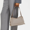 Medium Ziptop Shoulder bag - Porcini