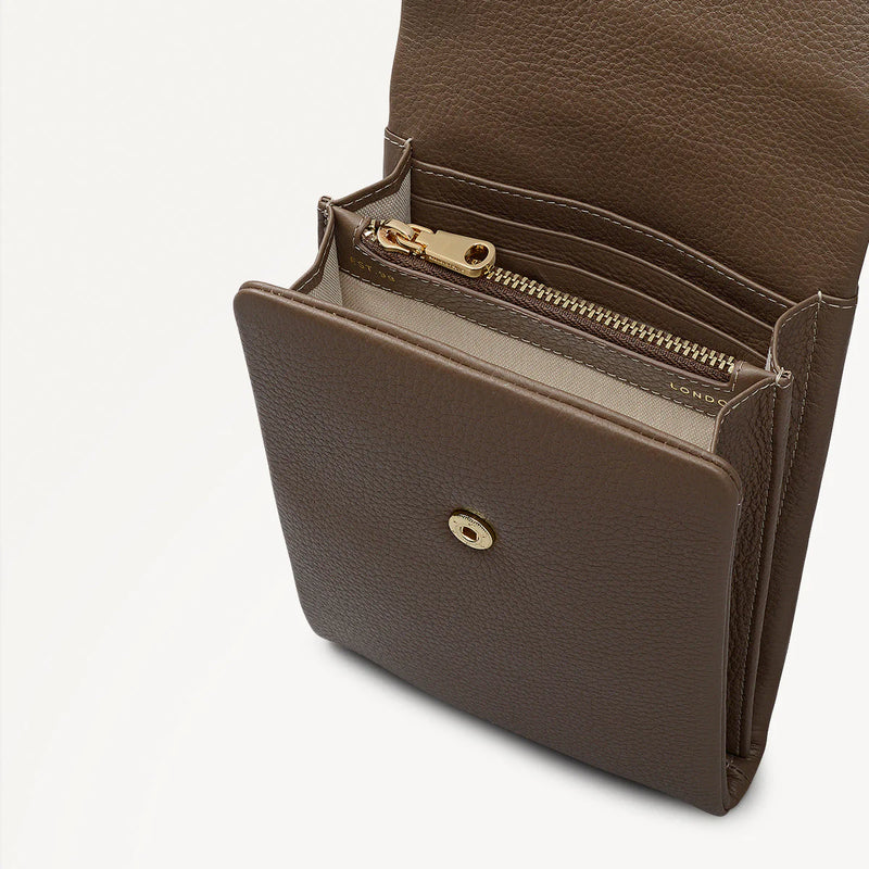 Medium Phone Crossbody - Coffee
