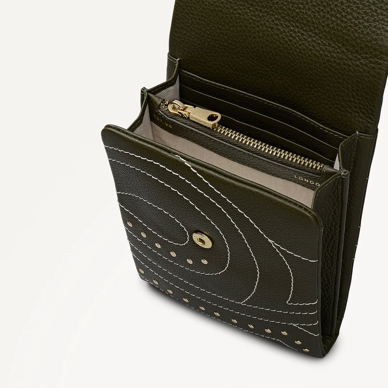 Medium Phone Crossbody - Pine Needle