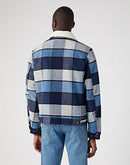 Wool Trucker Jacket - Captains Blue