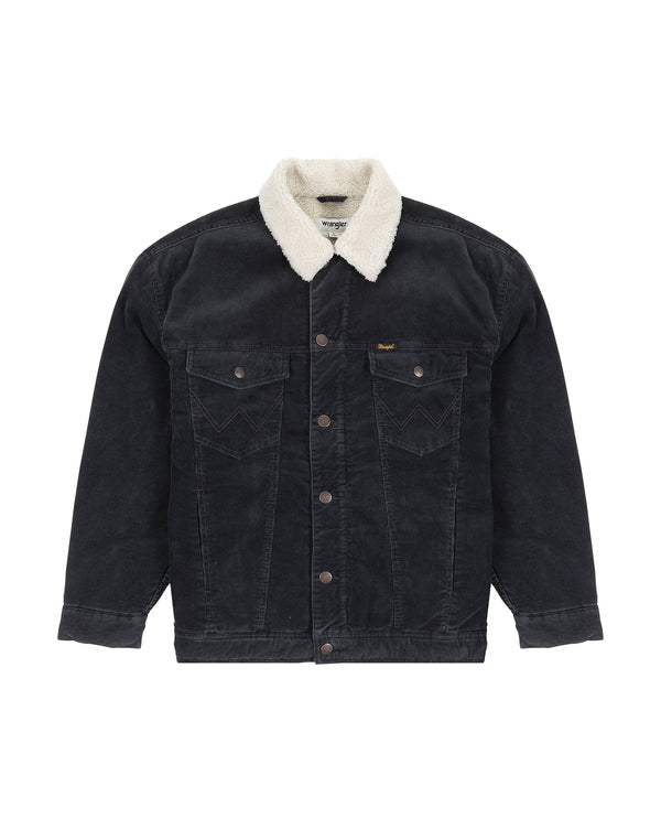 Antifit Sherpa Jacket - Faded Black