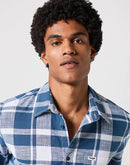 Short Sleeve 1 Pocket Shirt - Blue