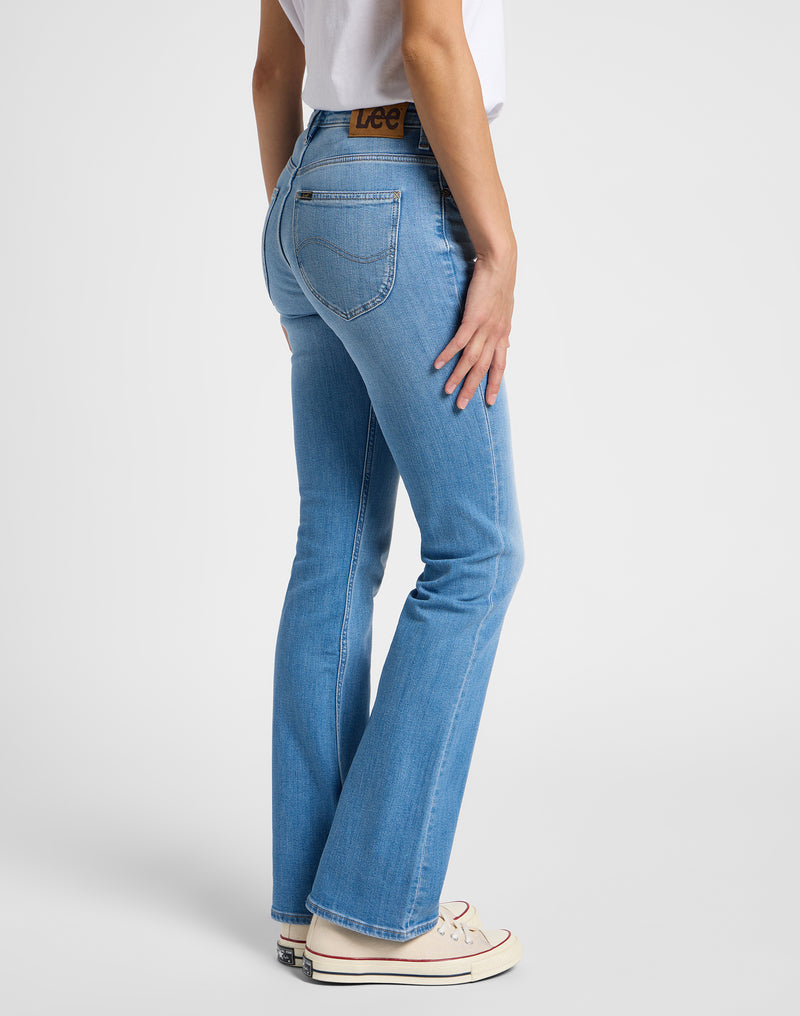 Breese Bootcut Jean Mid Shine - Mid Shine