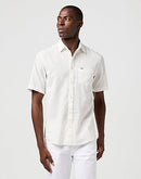 Short Sleeve 1 Pocket Shirt - White