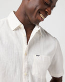 Short Sleeve 1 Pocket Shirt - White