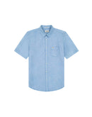 Short Sleeve 1 Pocket Shirt - Pacific Blue
