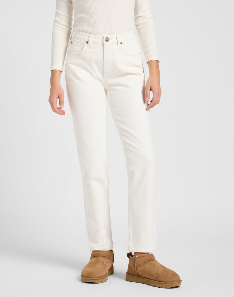 Carol Straight Jean Galaxy White - Galaxy White