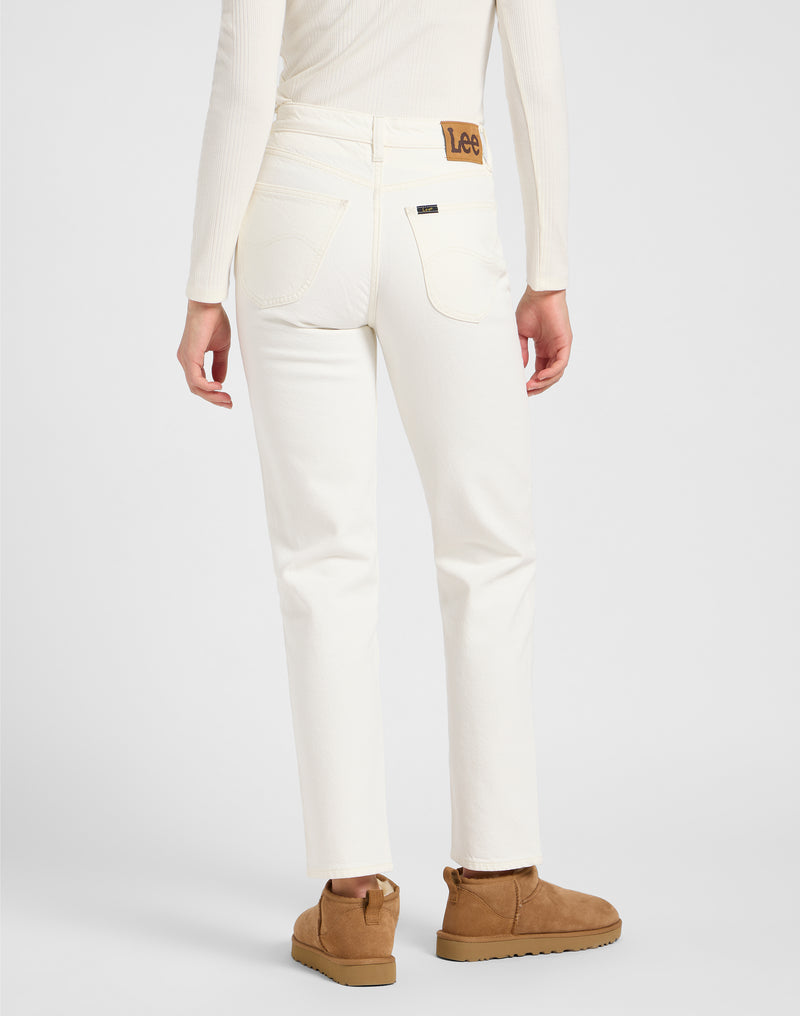 Carol Straight Jean Galaxy White - Galaxy White