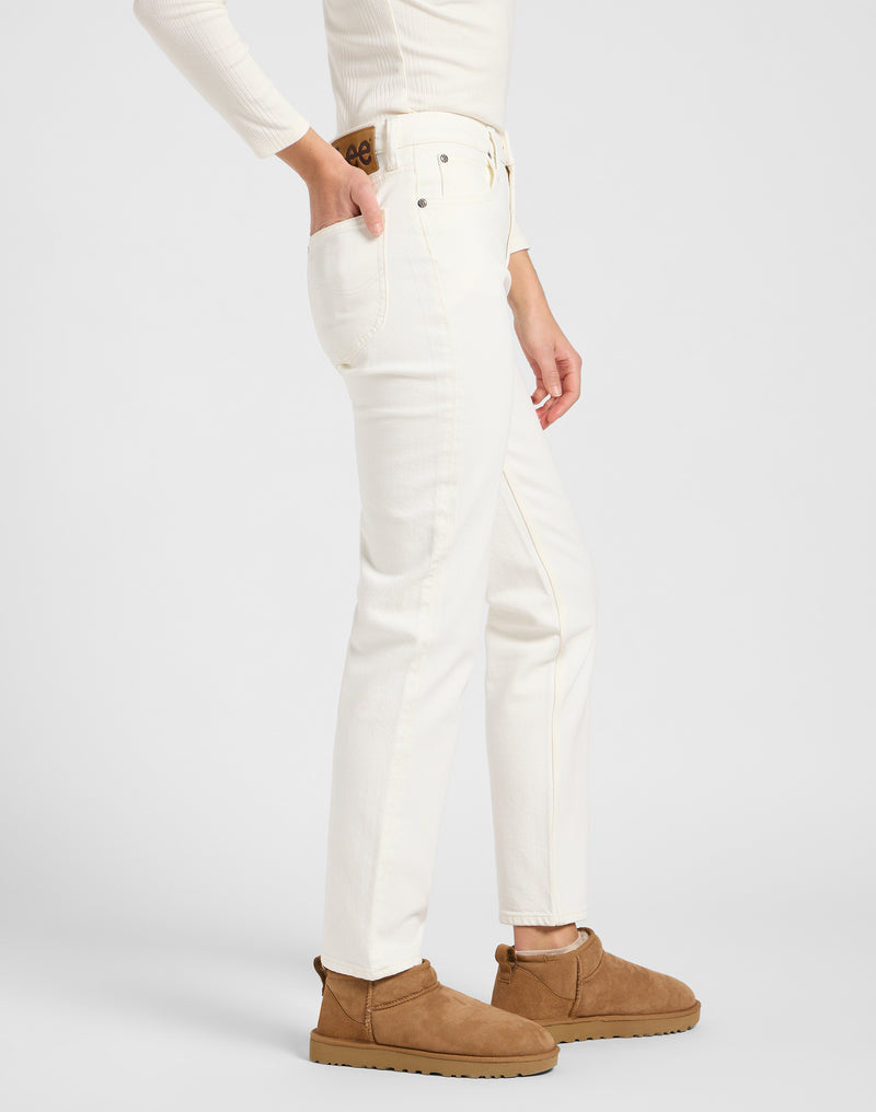 Carol Straight Jean Galaxy White - Galaxy White