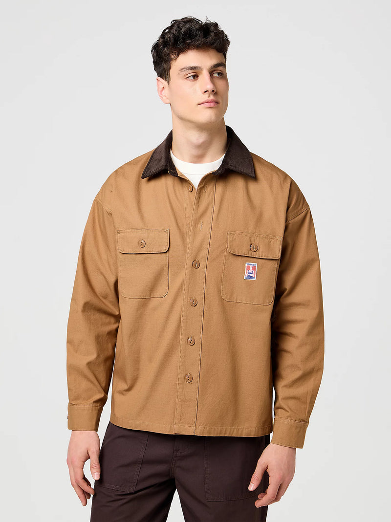 Casey Jones Loose Overshirt - Toasted Coconut