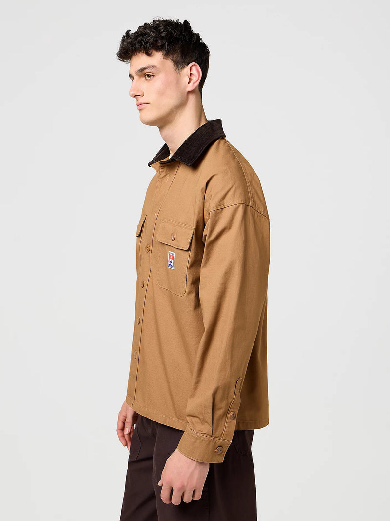 Casey Jones Loose Overshirt - Toasted Coconut