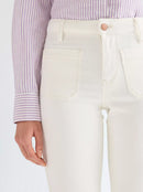 Flare Jean - Worn White
