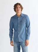 Regular One Pocket Shirt - Light Wash
