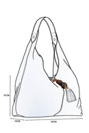 Pandora Suede Hobo - Raffia