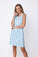 Sleeveless Nightdress - Turquoise